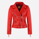 LESSEY Women’s Leather Biker Jacket