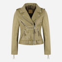 LESSEY Women’s Leather Biker Jacket