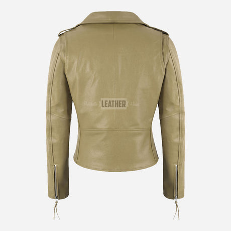 LESSEY Women’s Leather Biker Jacket