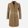VIONNA Women's 3/4 Length Suede Coat