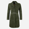 VIONNA Women's 3/4 Length Suede Coat