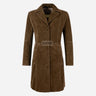 VIONNA Women's 3/4 Length Suede Coat