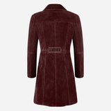 VIONNA Women's 3/4 Length Suede Coat