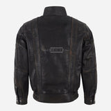 MATTEO Men's Classic Leather Blouson Jacket