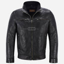 BENTOR Men's Casual Leather Jacket