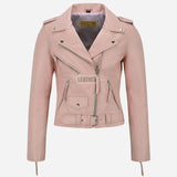 SYSSA Women’s Leather Biker Jacket