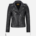 AZRA Leather Biker Jacket for Women