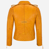 AZRA Leather Biker Jacket for Women