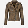 AZRA Leather Biker Jacket for Women