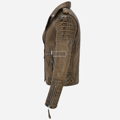 AZRA Leather Biker Jacket for Women