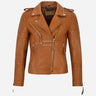 AZRA Leather Biker Jacket for Women