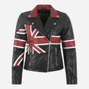 UNION JACK Union Flag Leather Jacket