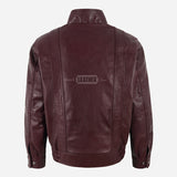 NEROZ Men’s Leather Blouson Jacket
