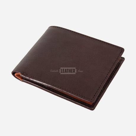 Brown Leather Wallet - RFID Protected