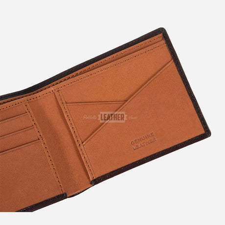 Brown Leather Wallet - RFID Protected