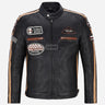 ASTRYX SIZMA Style Leather Racer Jacket