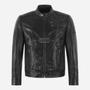 VELTREN Men’s Black Leather Jacket