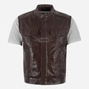 ZORVE Men’s Brown Leather Vest