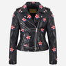 VYNCE Leather Jacket with Union Jack Stars