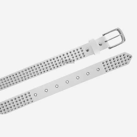 Metallic Studded Leather Belts for Men