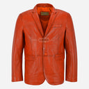 MALRIN Men's Leather Blazers