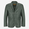 MALRIN Men's Leather Blazer