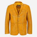 MALRIN Men's Leather Blazers