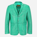 MALRIN Men's Leather Blazers