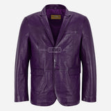 MALRIN Men's Leather Blazers