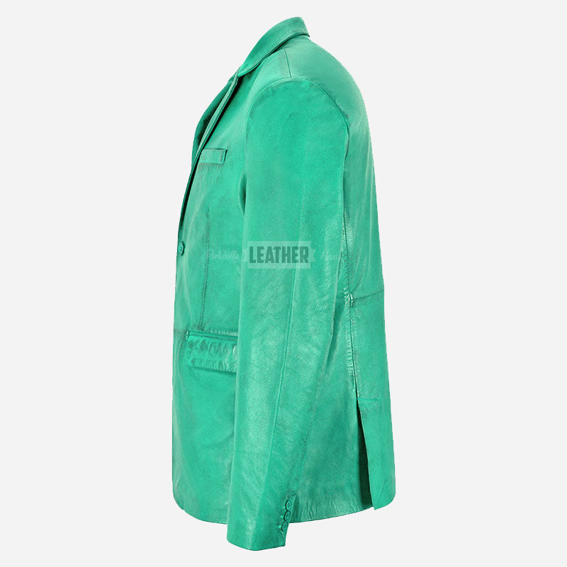 MALRIN Men's Leather Blazers