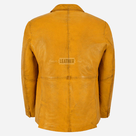 MALRIN Men's Leather Blazers