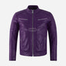 AZREN Leather Biker Jacket for Men