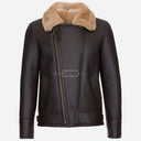 NORTHDALE Men's Sheepskin Aviator Jacket