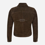 NOELLE Women's Suede Denim Jacket